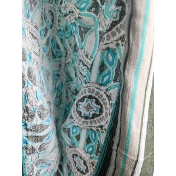 Catherines Springwater Gauze Kimono sz XL 1X  Geoprint nwt boho festival - Picture 3 of 8